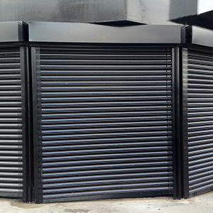 Shop security shutters installation by V & R
